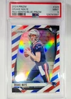 2024 Panini Prizm ● 329 Drake Maye RC ● Red White Blue Prizm ● COLOR MATCH PSA 9