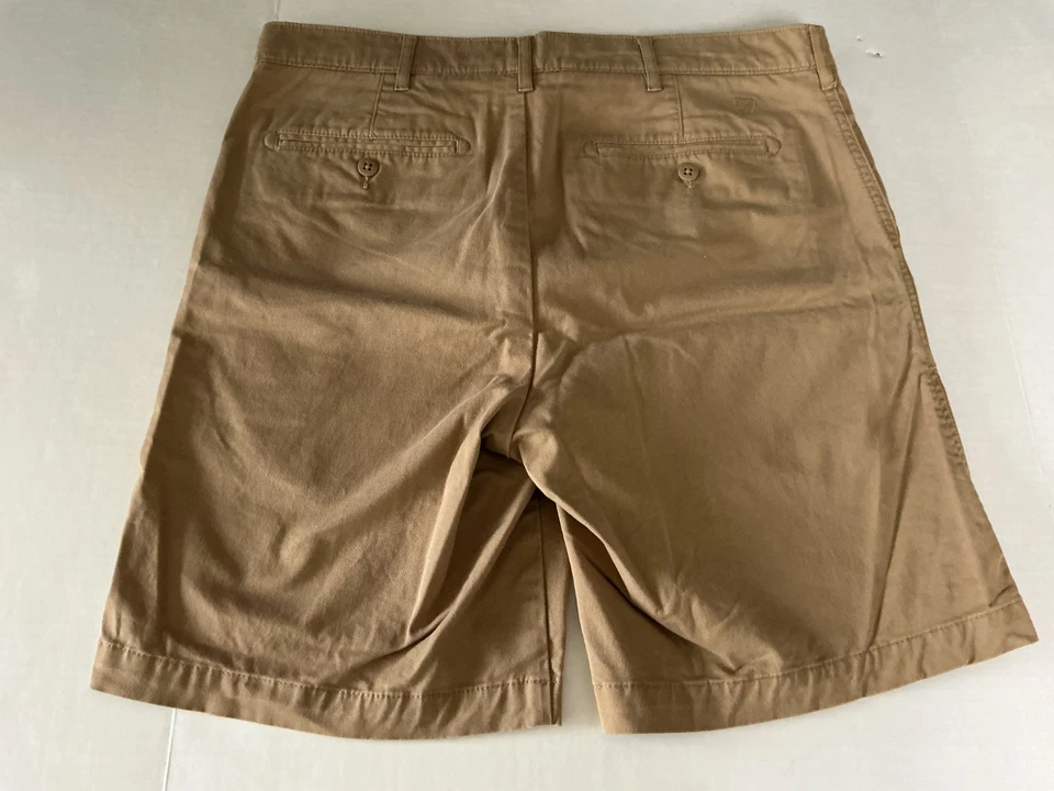 Pantalones Cortos Daniel Cremieux Para Hombre Talla Algodón Tostado Talla 34 X 8" Entrepierna Foto 2 de 4