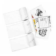  Adhesive Thermal Sticker Paper 50mm, Compatible with  M02/M02S/M02 53mm White