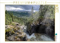 Calvendo Puzzle Wasserfall Rondane-Nationalpark | 1000 Teile Lege-GrößE 64 × 48