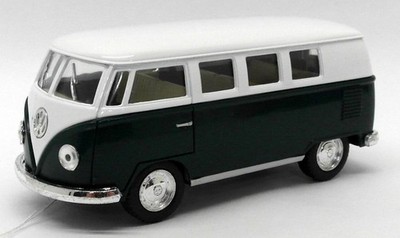 VW Camper 1962 - grün - Kinsmart Pull Back & Go Metall Modellauto