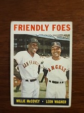 1964 Topps W. McCOVEY  Friendly Foes #41, ALL REASONABLE OFFERS ACCEPTED.