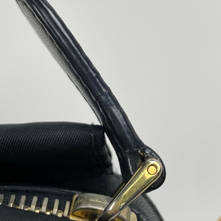 PRADA 2-Way Shoulder Handbag Nylon Black with Shoulder Strap #BS1229 thumbnail 4