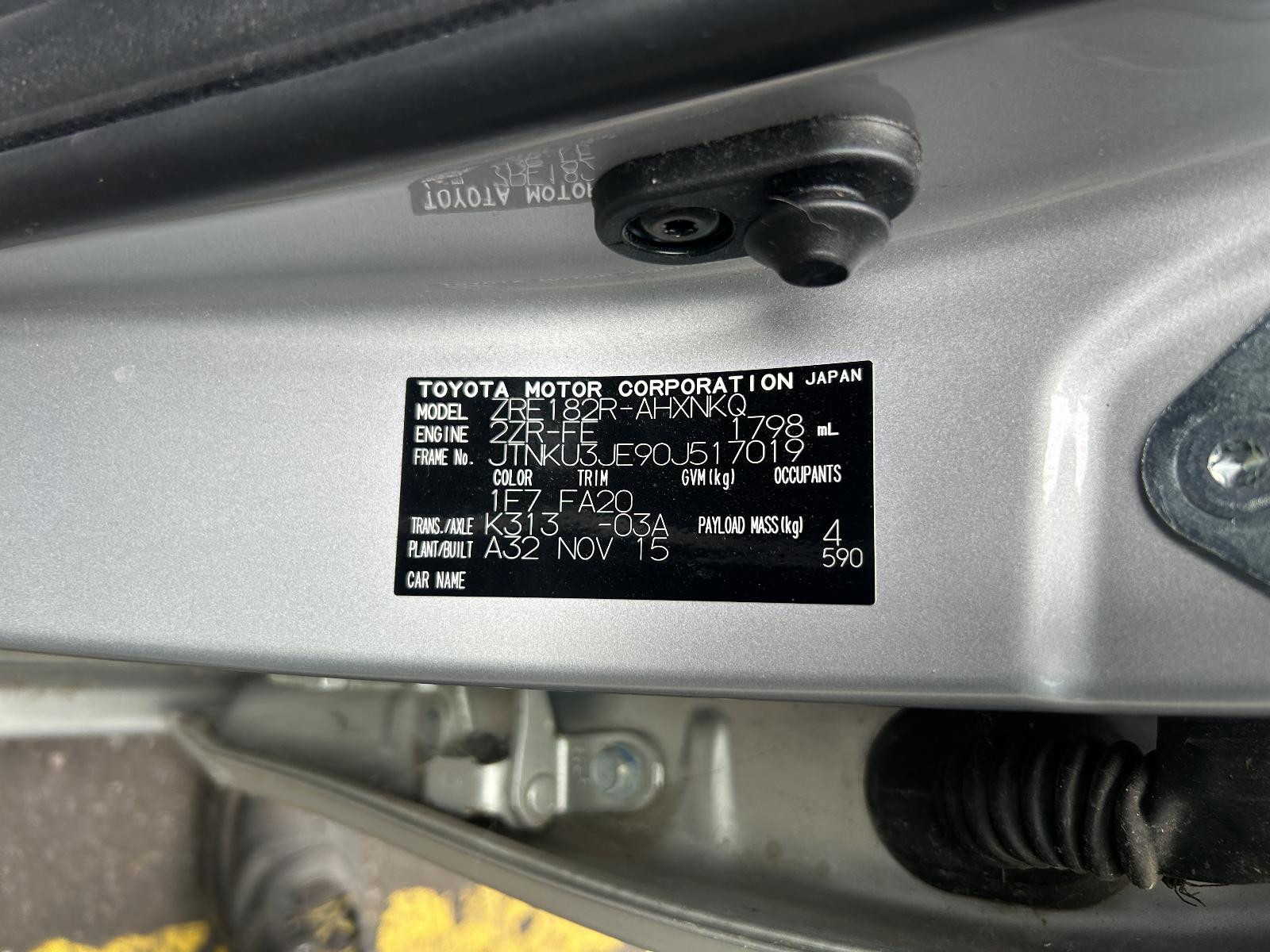 Toyota Corolla Left Front Strut ZRE182 03/2015-06/2018 - thumbnail 11