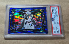 MAGIC JOHNSON ~~ (sp  /149) VARIATION BLUE SEISMIC ~~ 2024 prizm PSA 10 GEM MINT