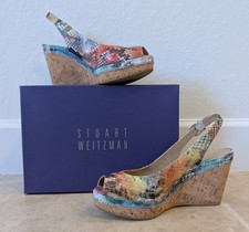 Stuart Weitzman - Jean Pretty Python Patent W8.0, in original box