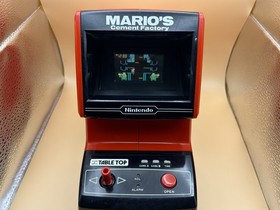 Nintendo Game & Watch MARIO'S CEMENT FACTORY Tabletop CM-72 1983 Japan