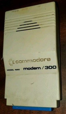 Used - VINTAGE COMMODORE MODEL 1660 MODEM 300 C64 Not Tested