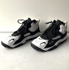 Nike Hombres Air Max Speed Turf 'Blanco Negro' 525225-180 Tenis Zapatos ~Talla 10.5