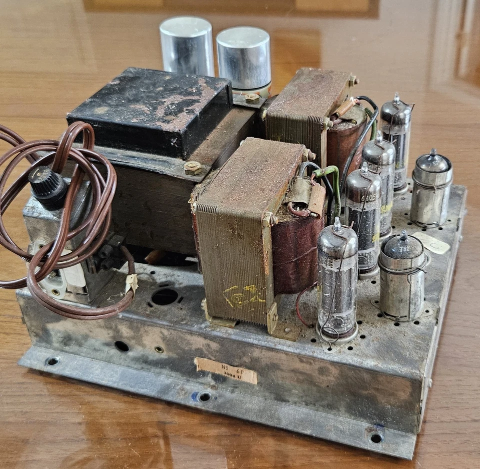 Grundig Quad EL84, 12AX7 tube amplifier NF20, NF 20U  Amp - Image 2 of 4