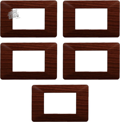 Set of 5 Vimar Plana Compatible Plates 3 Modules Root Post Support Civil Series