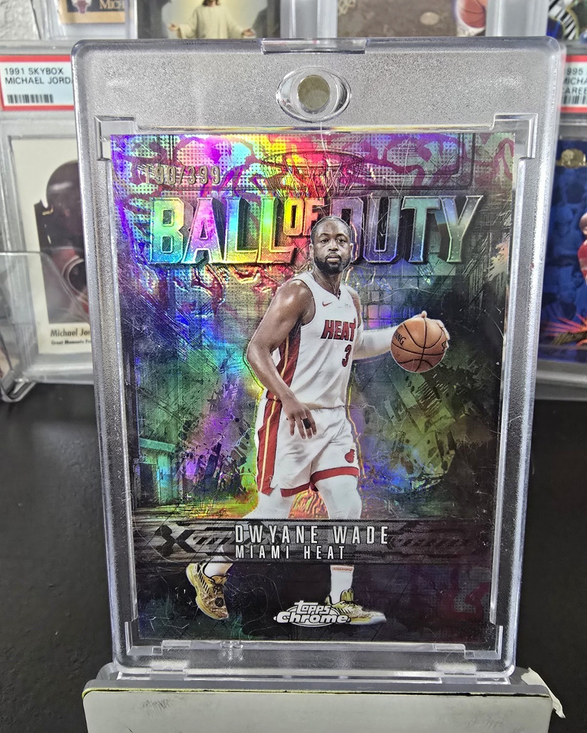 Topps 2025 Chrome Ball of Duty Dwyane Wade BD-16 Miami Heat NBA #/399