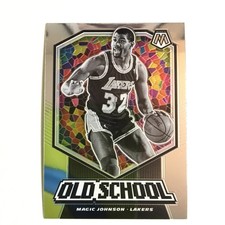 2019-20 Panini Mosaic Basketball #16 Magic Johnson Old School