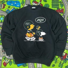 Peanuts Charlie Brown And Snoopy New York Jets sweatshirt QT6352