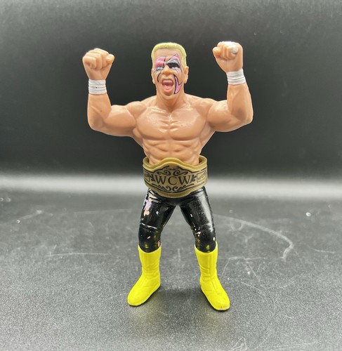 RARE WCW UK Exclusive Galoob Sting Black Tights Wr...