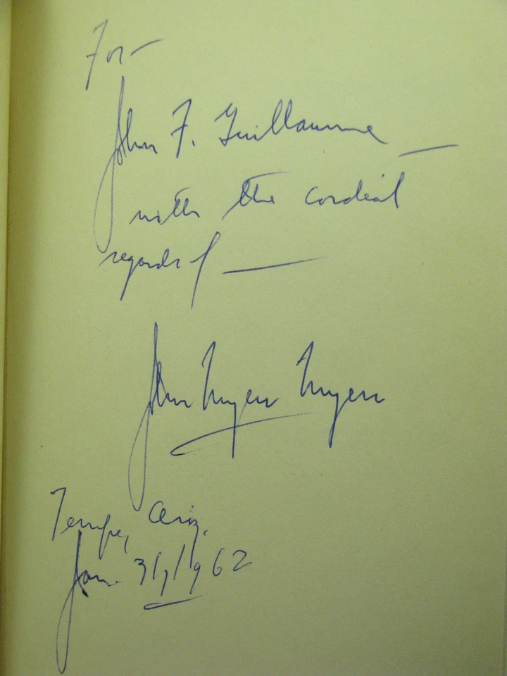 1st, with page signed by author, Silverlock by John Myers Myers(1949) in leather - Image 4 of 4