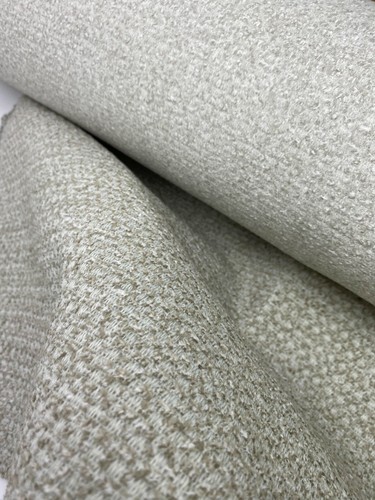 7.1 metres beige textured chenille upholstery fabric FREE POSTAGE - Picture 2 of 4