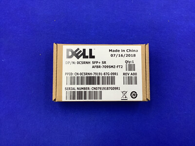 F/S C5RNH Dell 10GBase-SR SFP+ Optischer Transceiver 0C5RNH AFBR-709SMZ-FT2