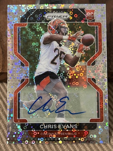 Chris Evans [Autograph Prizm] #424 2021 Panini Prizm No Huddle card