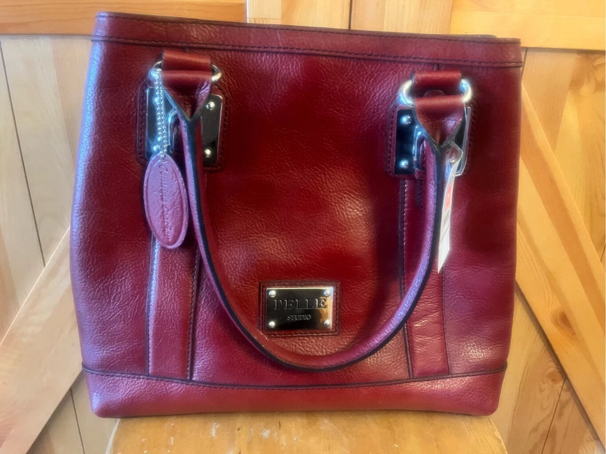 Wilson leather red purse sale