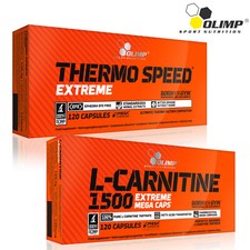 THERMO SPEED EXTREME + L-CARNITINA MÁS FUERTE - Píldoras adelgazantes de pérdida de peso/grasa