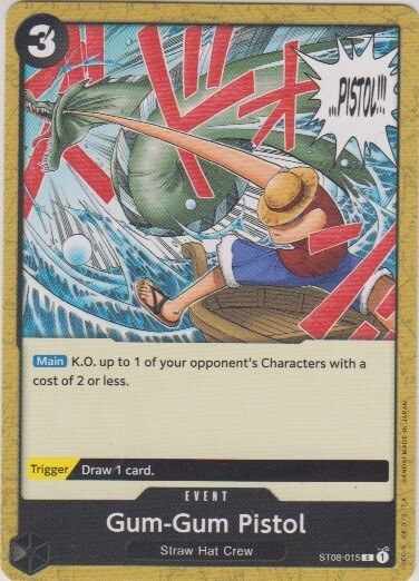 ST08-015 Gum-Gum Pistol :: Common One Piece TCG Card