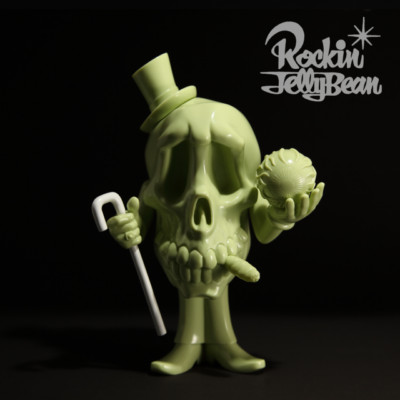 Rockin'Jelly Bean Freaky Monster Village series Mr.DEATH Celadon Ver. Sofubi F/S