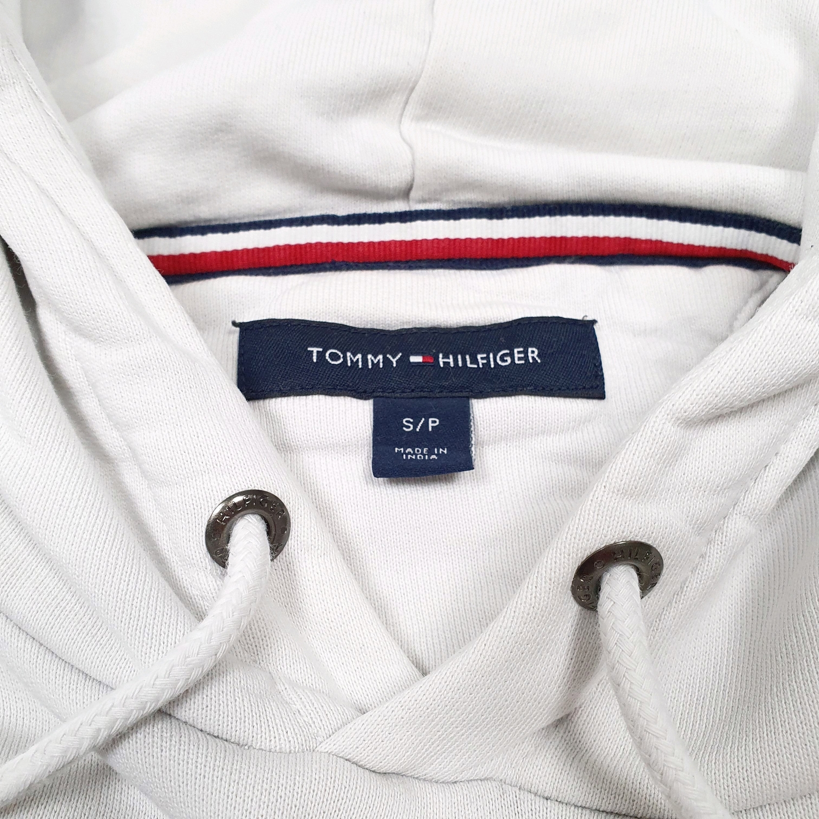 TOMMY HILFIGER Hoodie Cotton Jumper Sweatshirt Mens S image 2