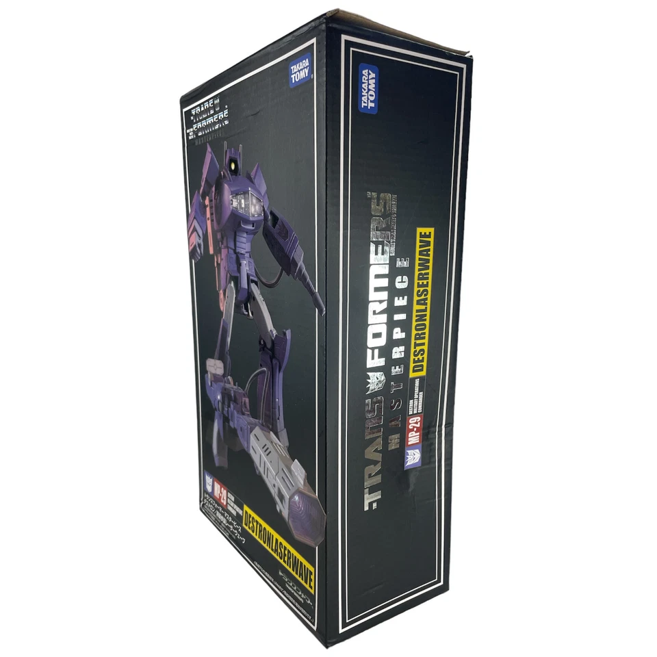 Figura de acción Transformers Masterpiece MP-29 Destron Laserwave Takara caja abierta Foto 2 de 4