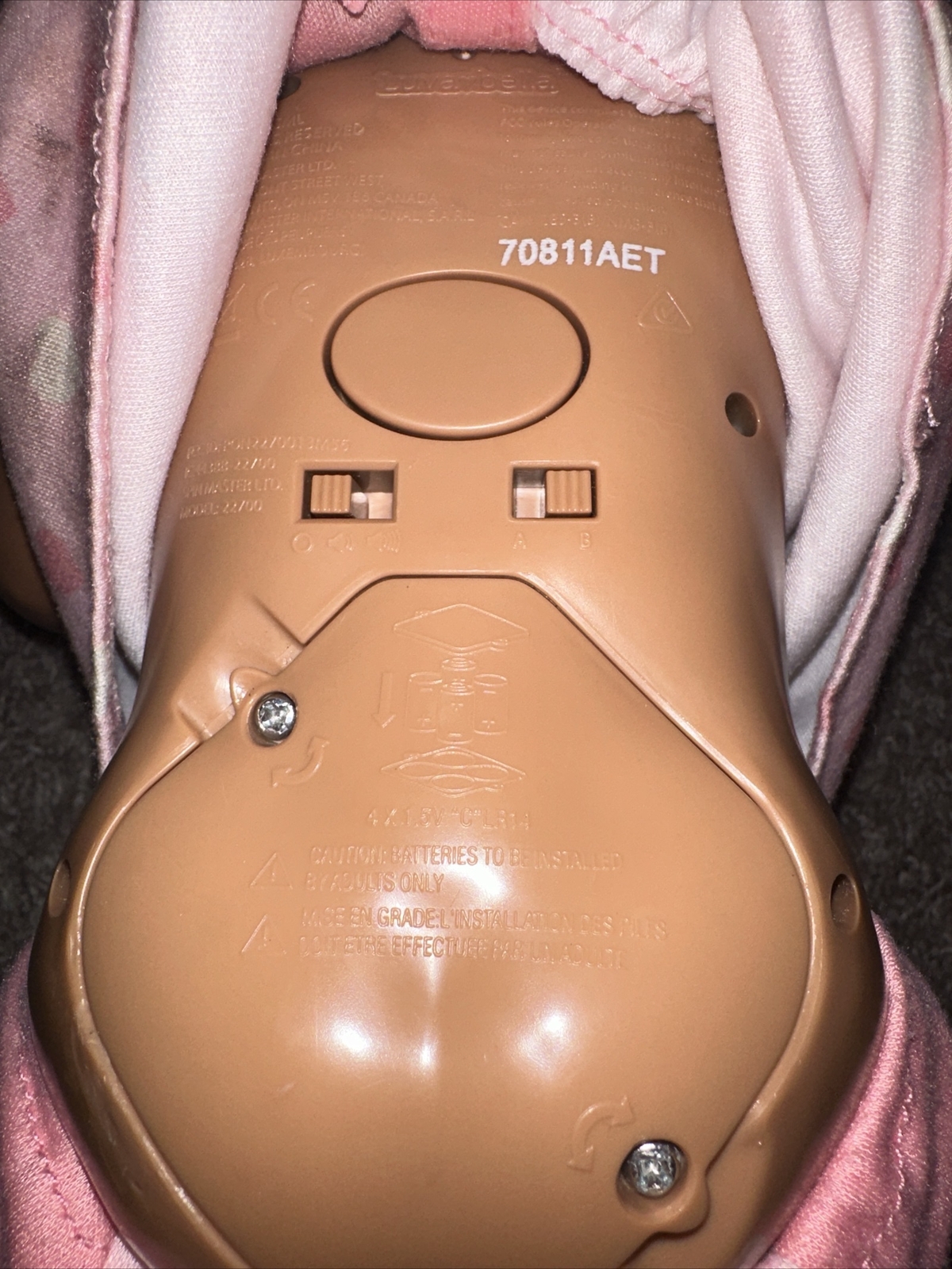 Luvabella Interactive Baby Doll Brown Hair Eyes Untested