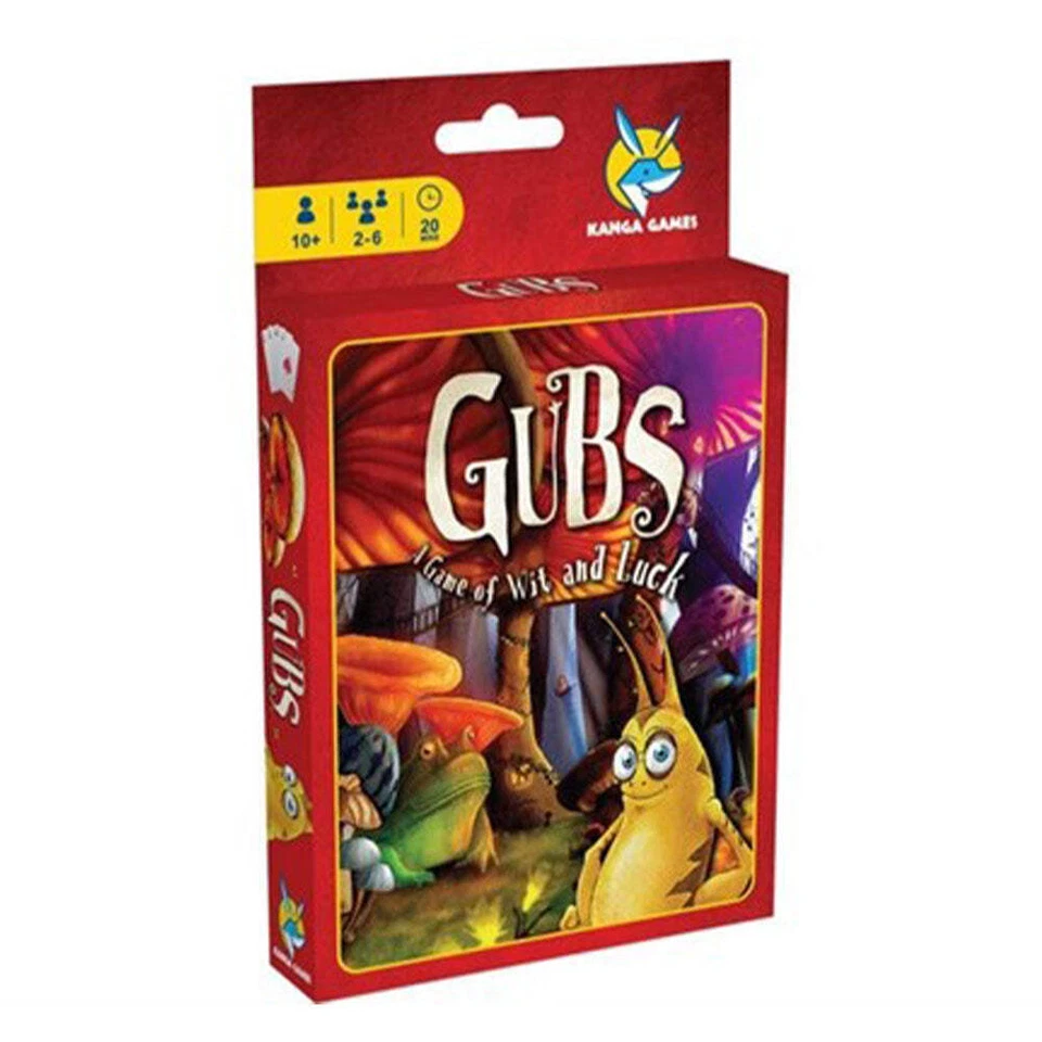 KANGA GAMES Gamewright Gubs Wit and Luck Card Game for 2 to 6 Players Ages 10+ and Up