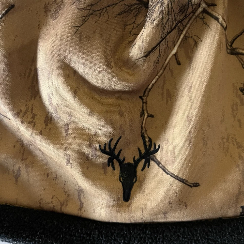 Realtree Men’s Hot Shot Camo Fleece Hunting Beanie OS - Image 3 of 4