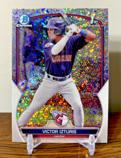 2023 Bowman Chrome Victor Izturis 1st Speckle Refractor /299 Cleveland