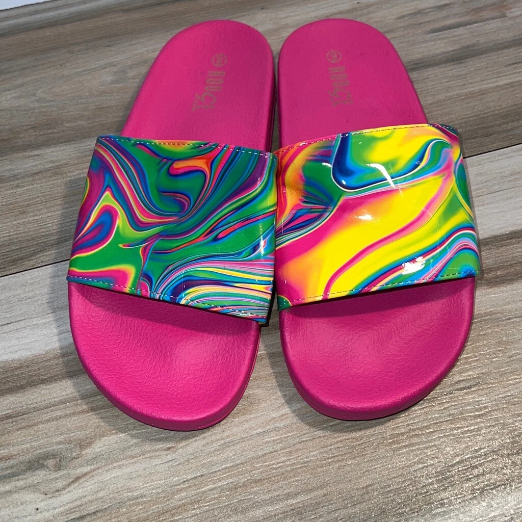 Pink single on sale strap slides