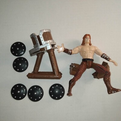 HERCULES XENA TV-Serie Show - Toy Biz 1995 Actionfigur - HERCULE Diskus Launch