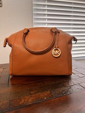 Michael Kors Riley Small Satchel Baltic Blue MK PVC 30h5grls1b for