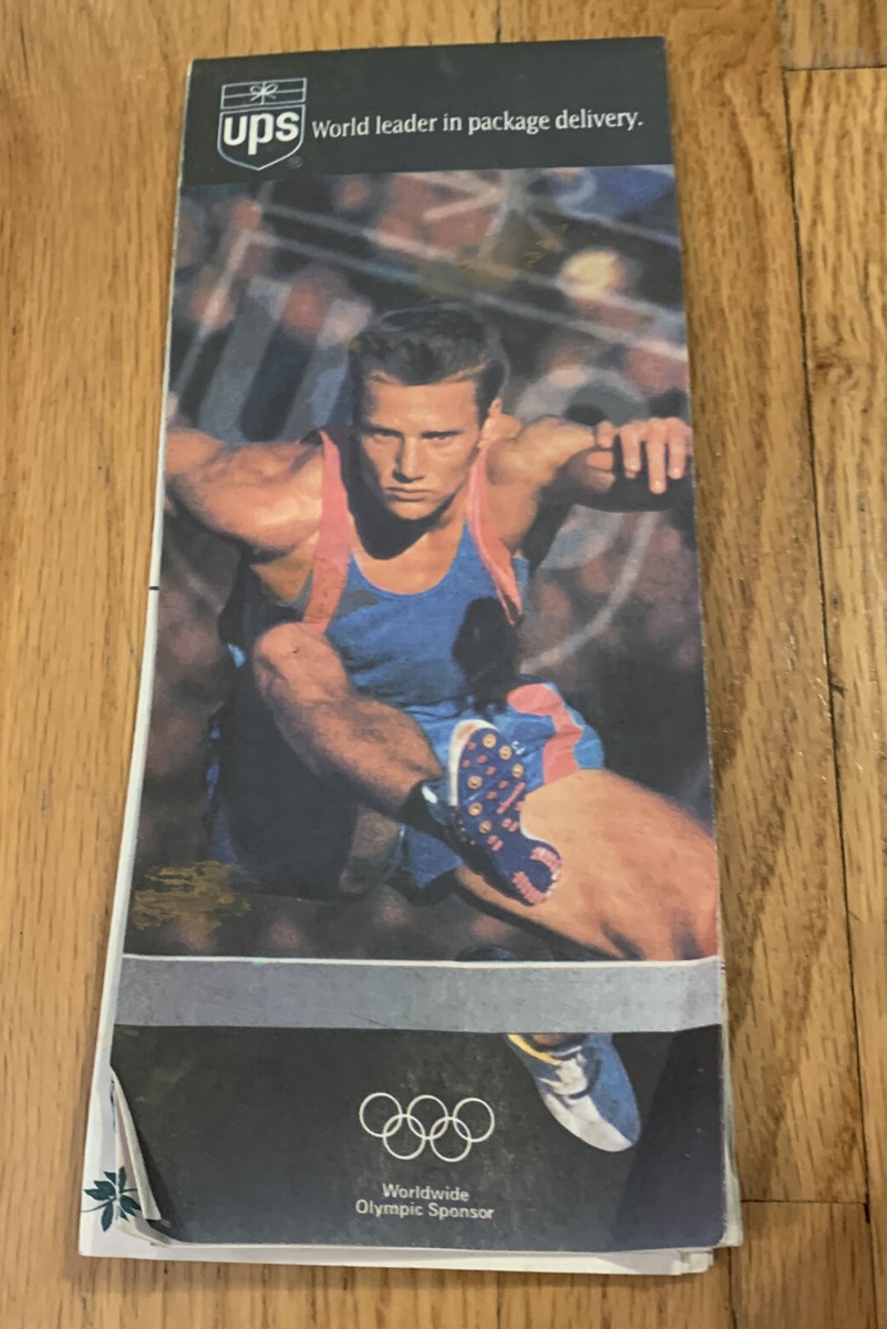 Official Map of The Centennial Olympic Games in Atlanta, GA 1996