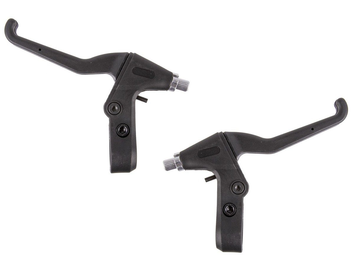 Bicycle Cantilever V-Brake Lever Set Black Flat Bar,