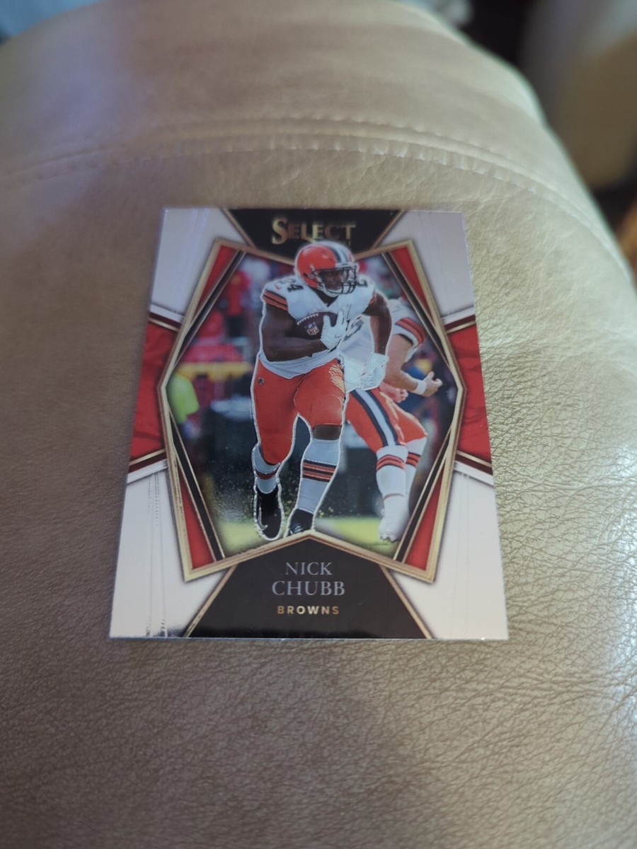 2021 Panini Select Football Nick Chubb Premier Level #110