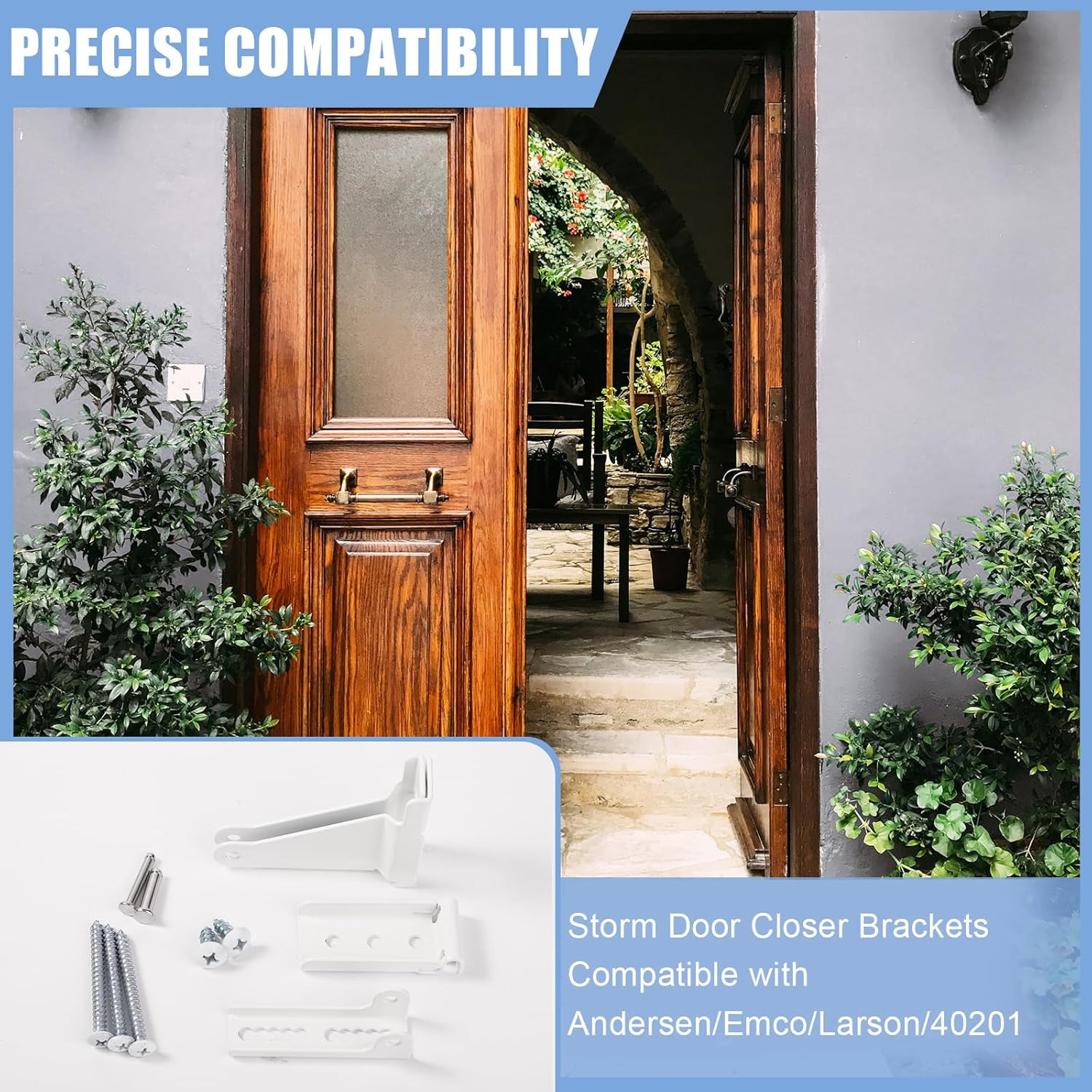 Storm Door Closer Bracket，Repair Jamb Bracket Compatible with Andersen，Du...