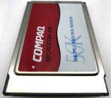 Compaq Microcom 420 V.90 56K FAX/ MODEM PC CARD Model : 420 WL81