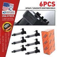 6PCS Ignition Coil for Buick Cadillac ATS CTS GMC Saturn Chevy Traverse V6 UF569