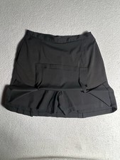 Vintage 90s Lilys Beverly Hills Golf Tennis Black Womens Skirt Sz 16 Shorts
