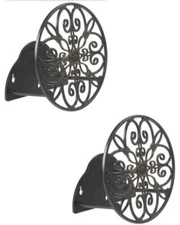 Liberty Garden #670 SET OF 2 Decorative Powder Coated Alum.Garden Hose Hangers