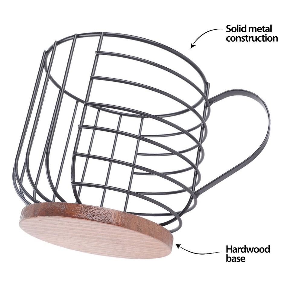 Coffee Capsule Basket Modern Black Coffee Basket Home Decor eBay