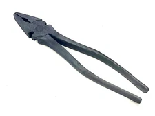 VINTAGE ENDERES TOOLS 10” LINEMAN BUTTON PATTERN FENCING PLIERS, No. 23, USA