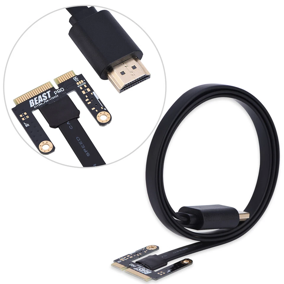 EXP GDC Beast To Mini PCI-E Cable Length 70cm/27.56inch Mini PCI-E Cable Part - Image 4 of 4