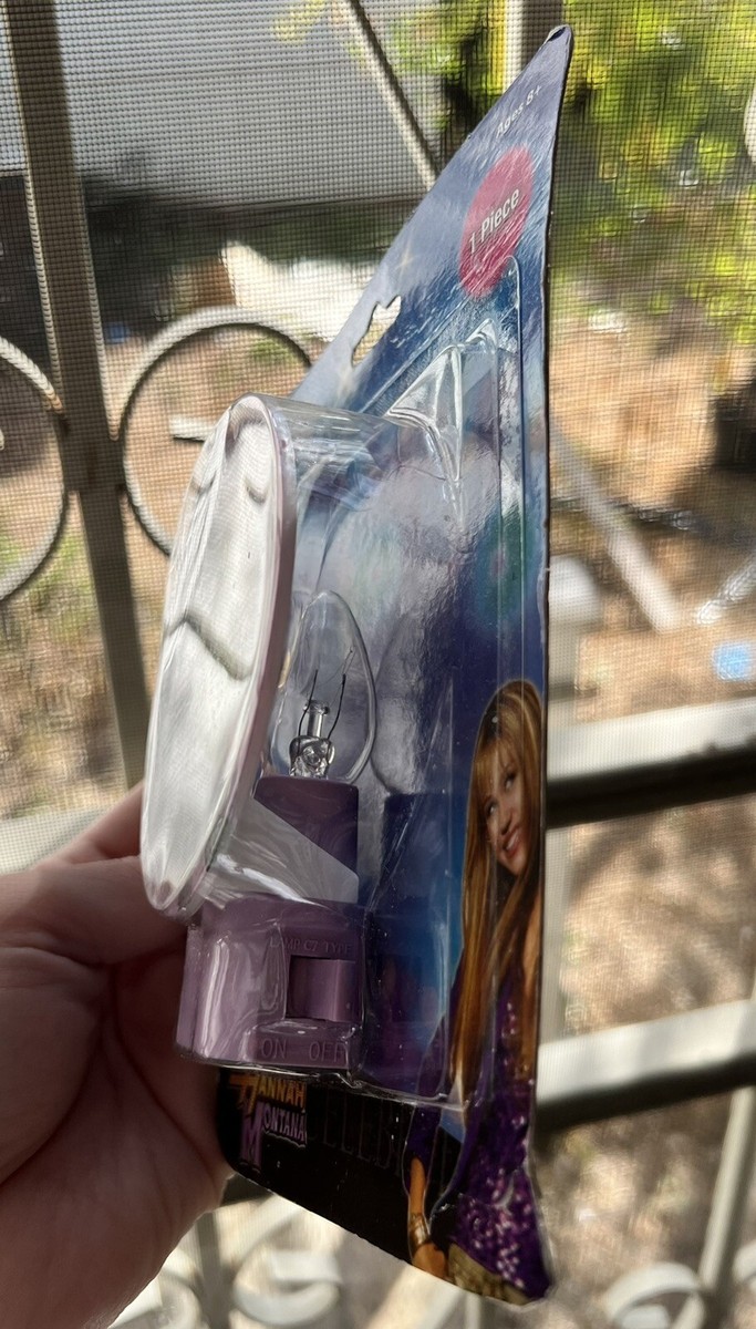 RARE NEW DISNEY HANNAH MONTANA ROTARY SHADE NIGHT LIGHT