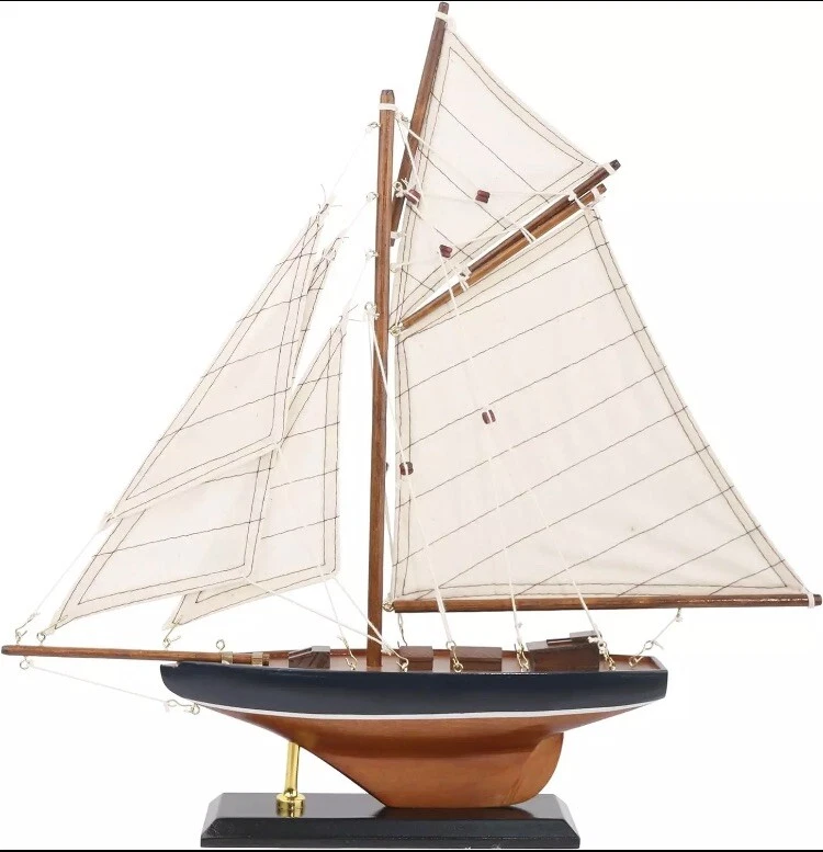 木制帆船模型古董模型船| eBay