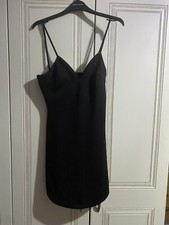 Black bodycon missguided dress size 10